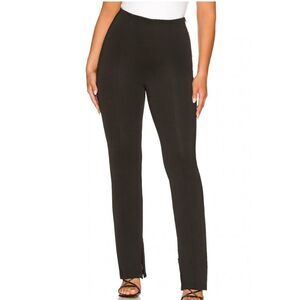 Good American Good Waist Flare Scuba Pant in Black sz 5